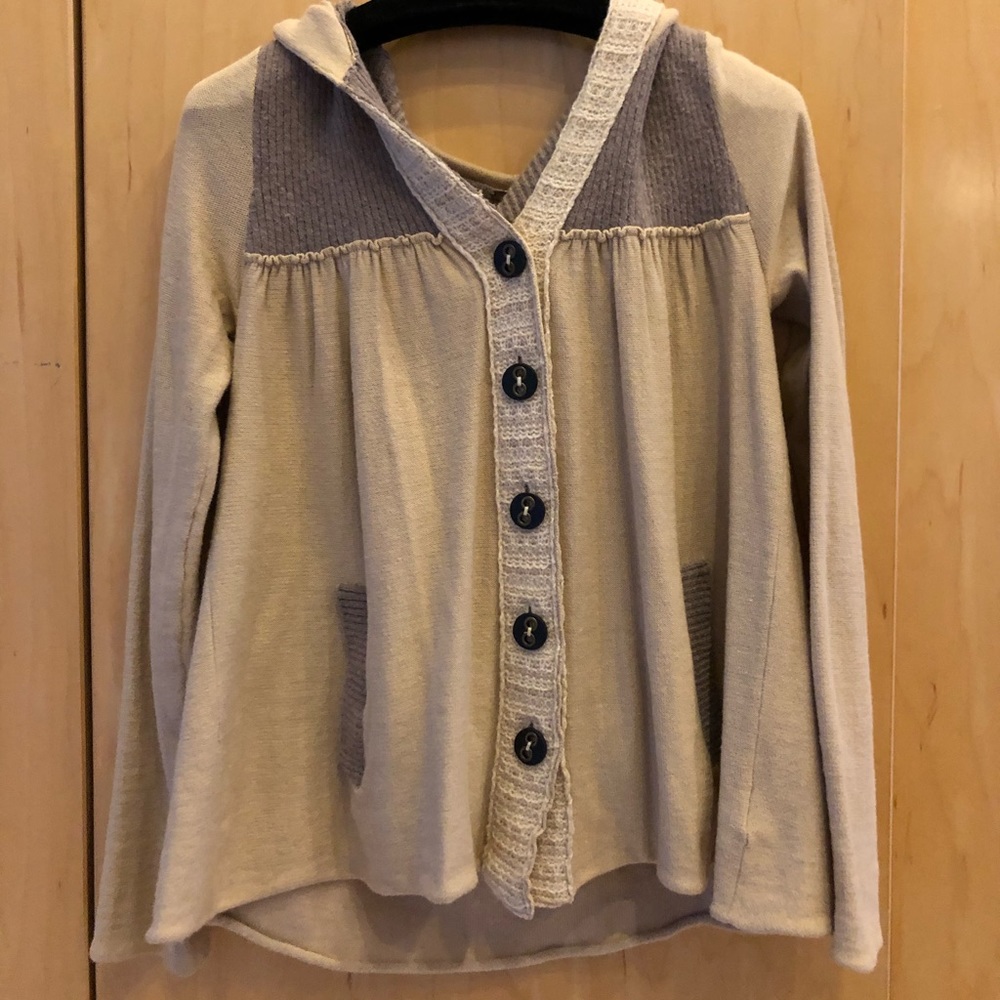 Free people hooded top